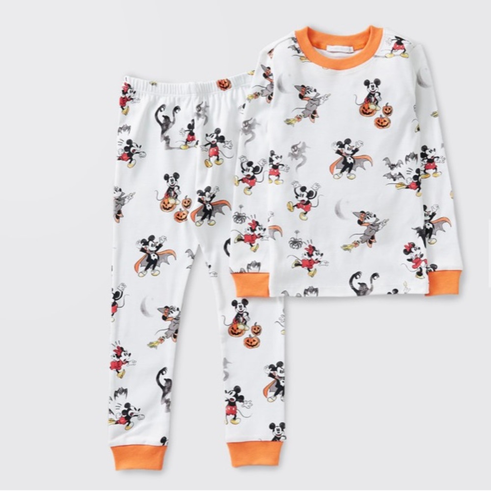 Pottery Barn Kids Disney Mickey Mouse Halloween Pajama 4